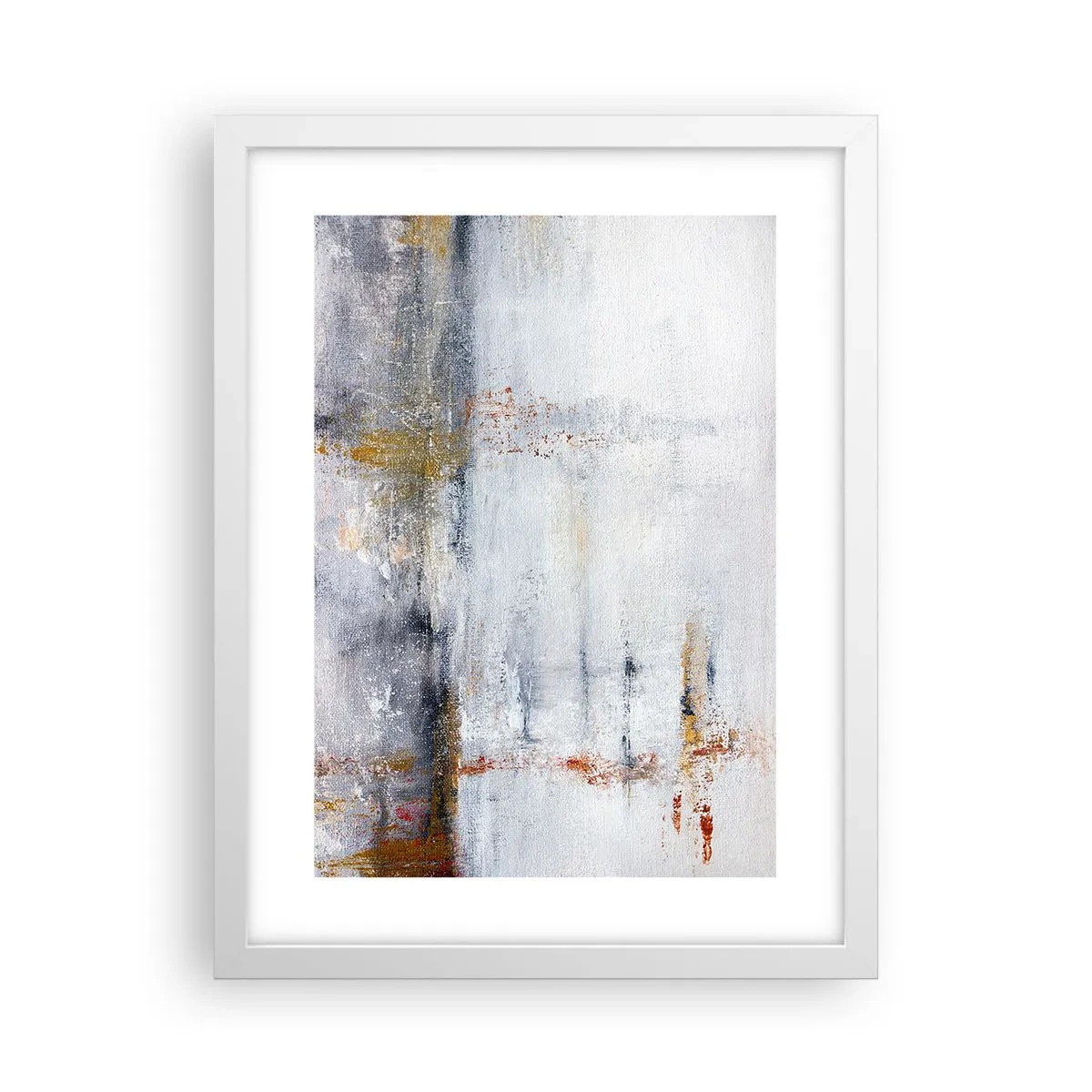 Poster in white frmae - Behind a Curtain of Air - 30x40 cm