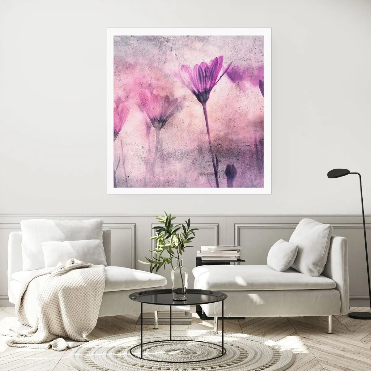 Poster - Dream of Flowers - 40x40 cm