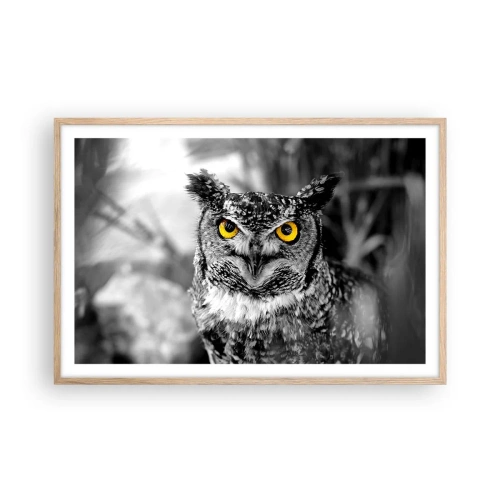 Poster in light oak frame - Nothing Can Hide - 91x61 cm