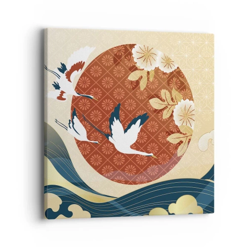 Canvas picture - Japanese Tale - 40x40 cm