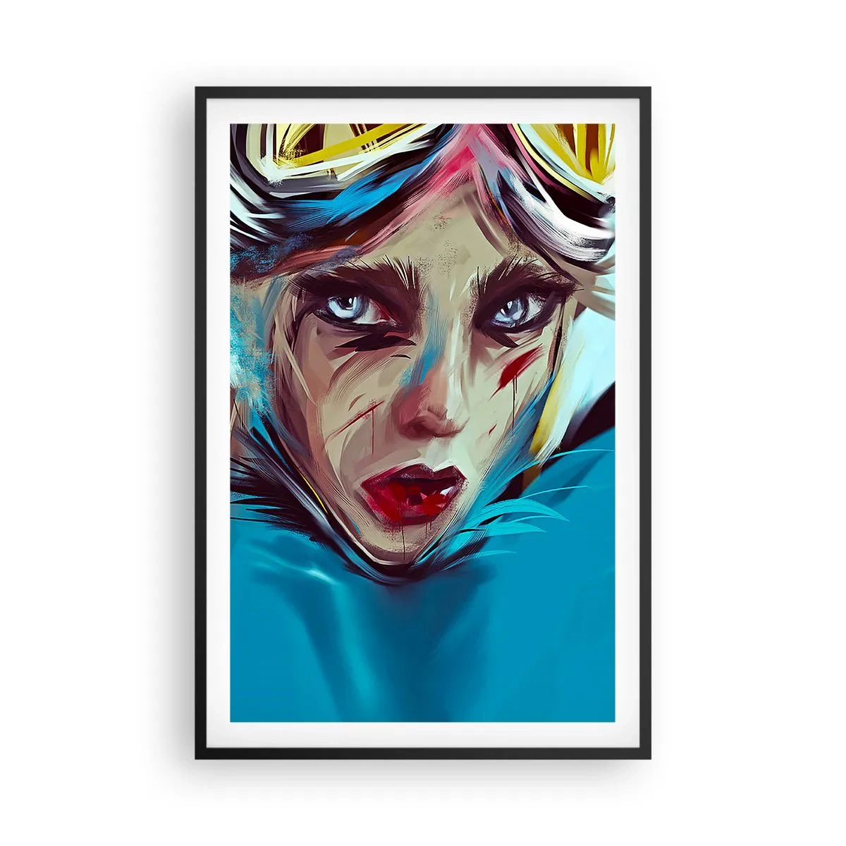 Poster in black frame - Road Mistress - 61x91 cm