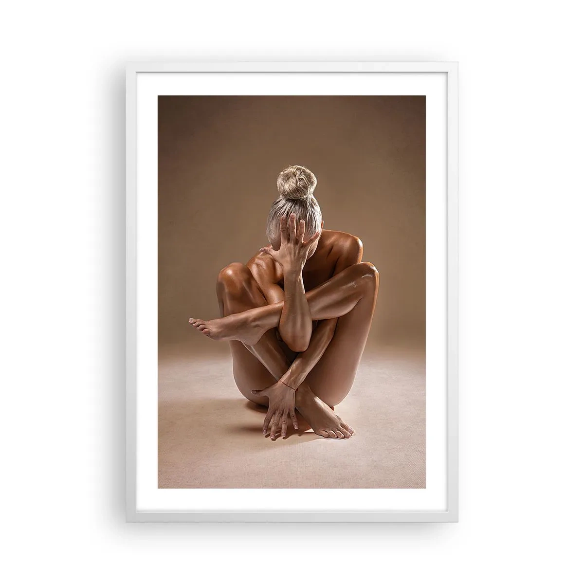 Poster in white frmae - Unity of Body and Spirit - 50x70 cm
