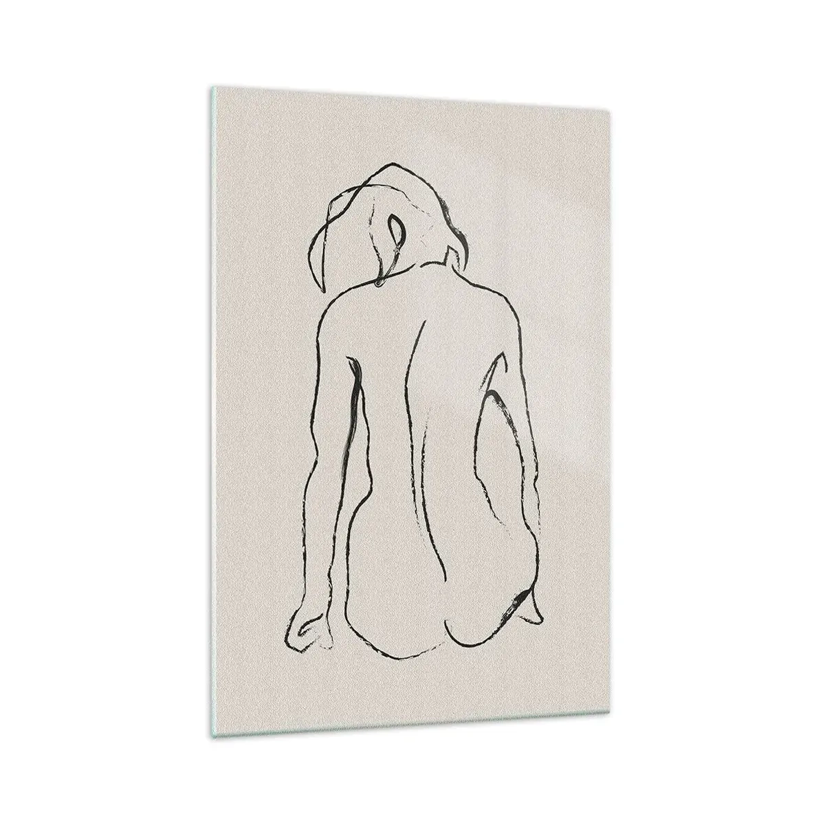 Glass picture - Woman Nude - 70x100 cm