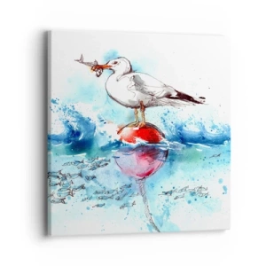 Canvas picture - Good Catch - 40x40 cm