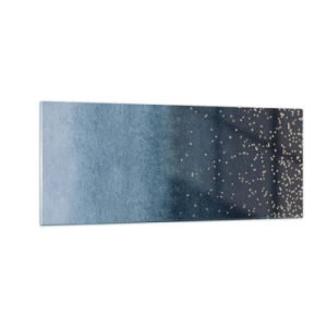 Glass picture - Composition - Blue Phases - 100x40 cm