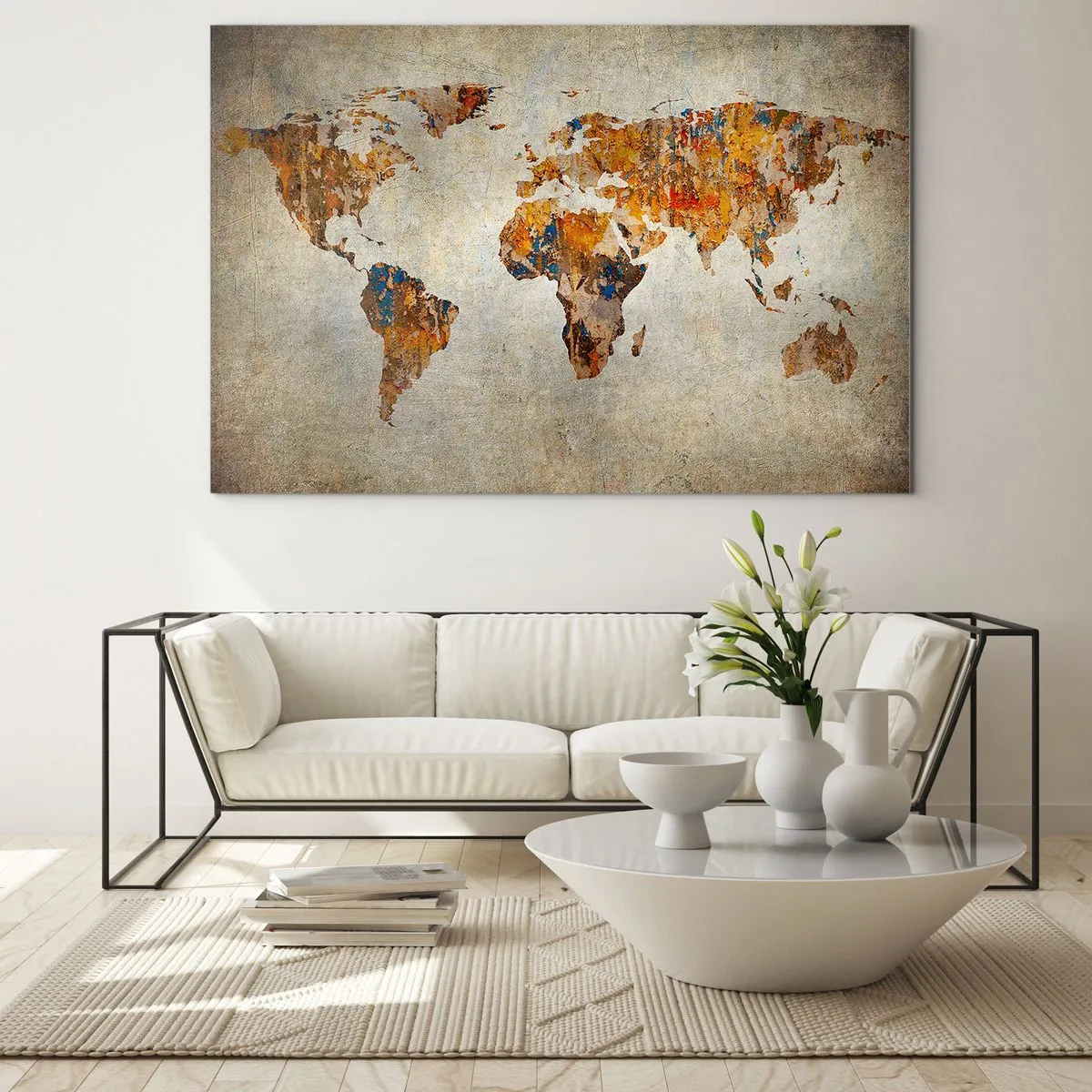 Glass picture - Really Big World - 120x80 cm