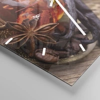 Clock face with lines