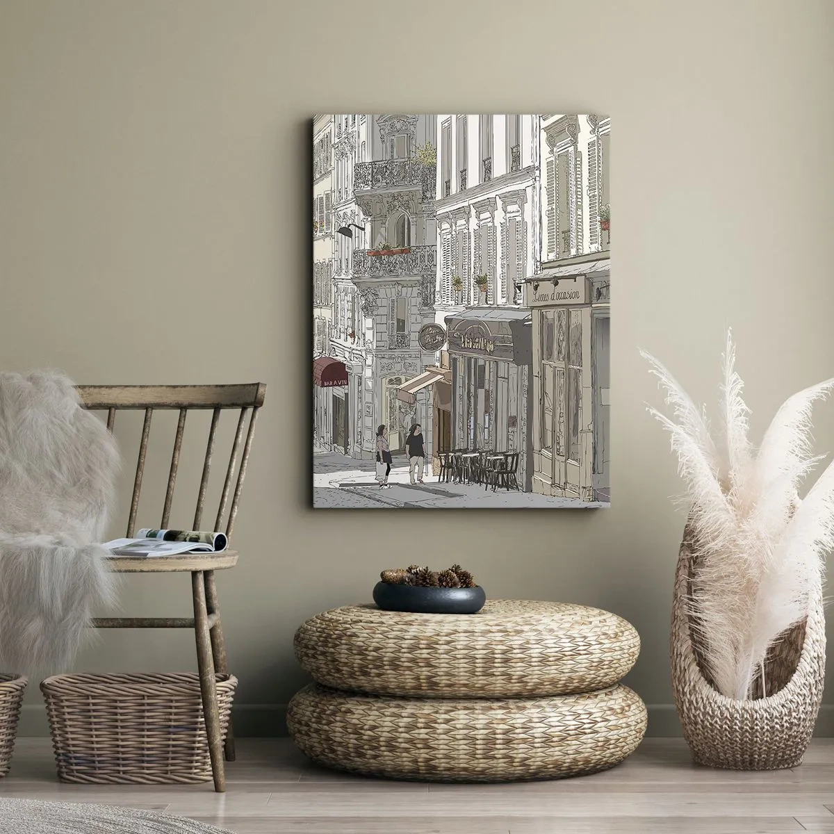 Canvas picture - City Joys - 55x100 cm