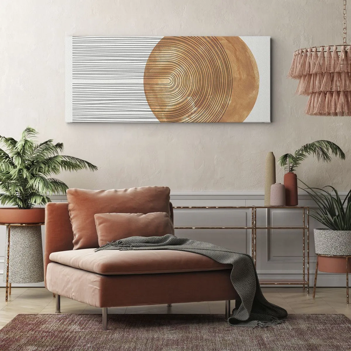 Canvas picture - Sunny Composition - 140x50 cm