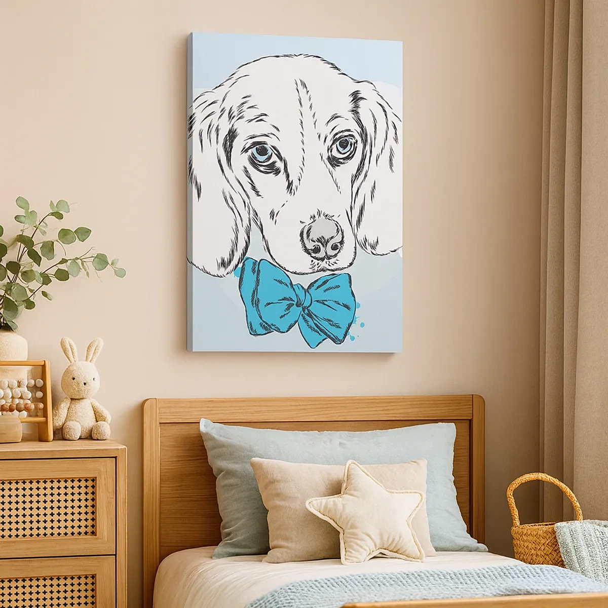 Canvas picture - Dog Elegance - 50x70 cm