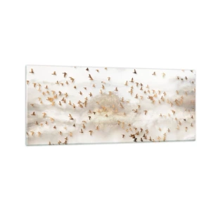 Glass picture - It Is Time - 100x40 cm