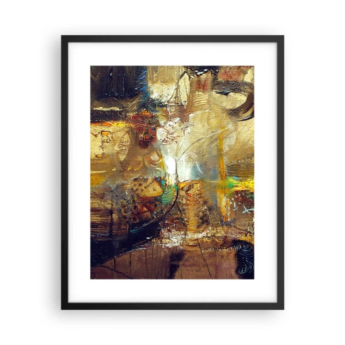Poster in black frame - Cold, Warm, Hot - 40x50 cm