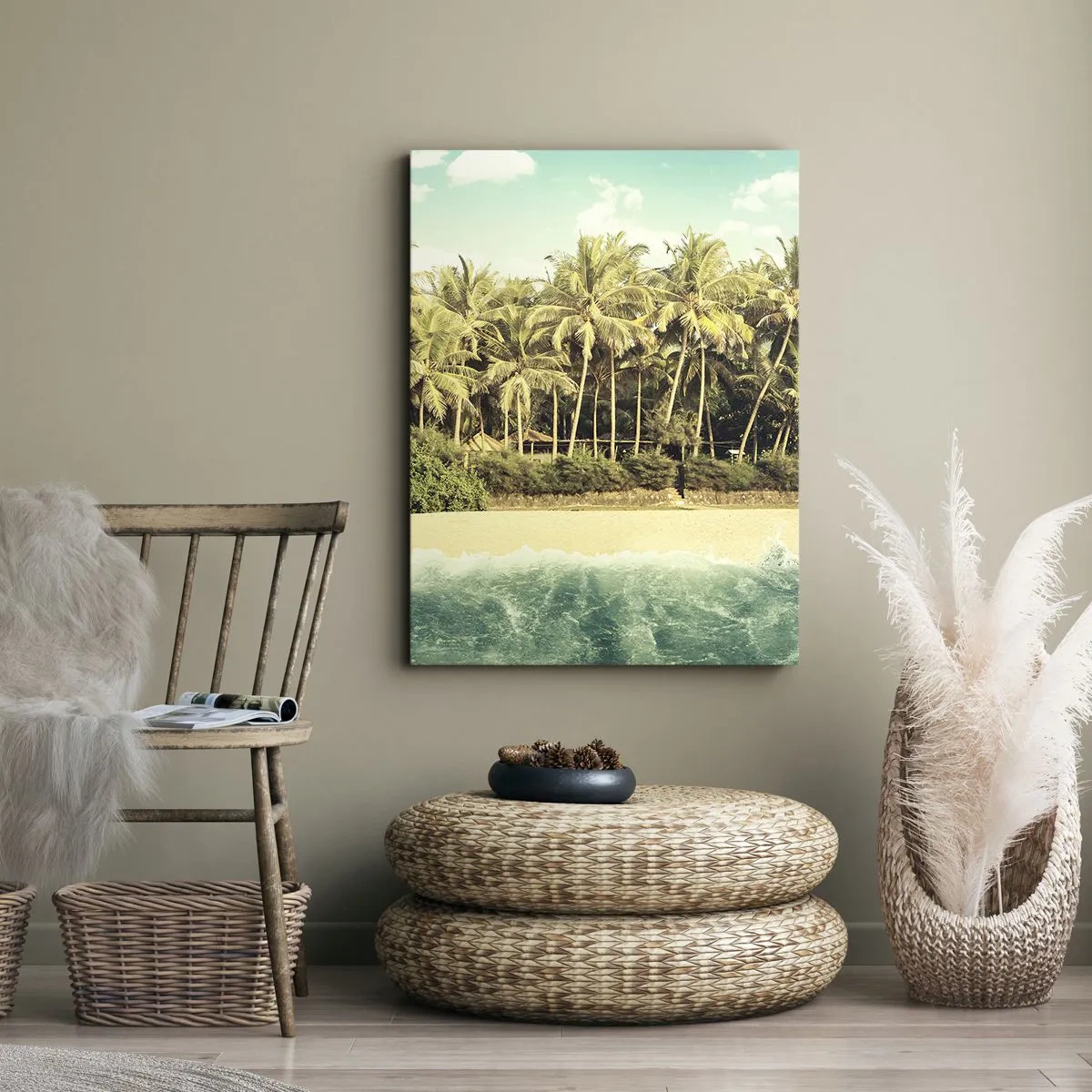 Canvas picture - How about Here? - 50x70 cm