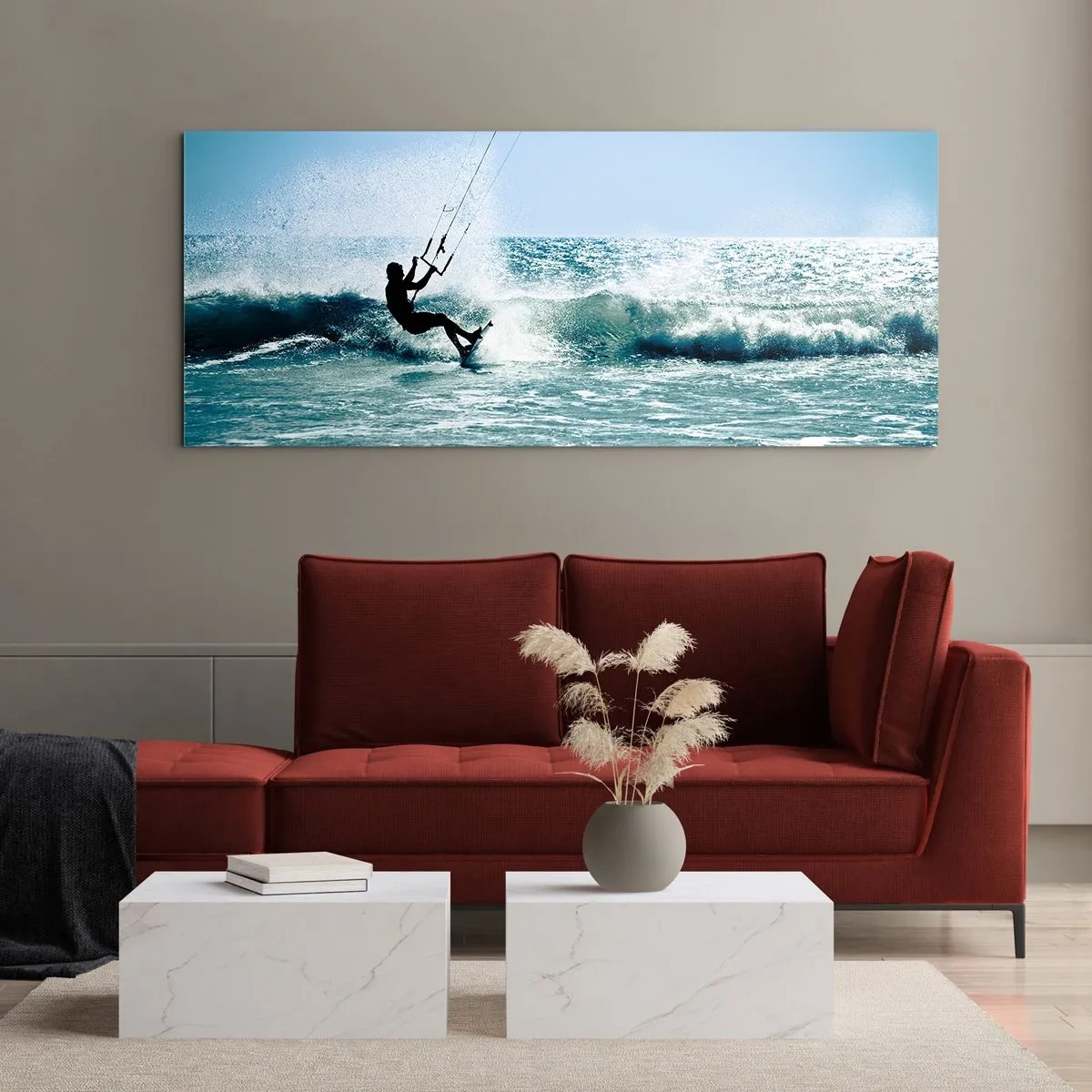 Glass picture - Let You Be Carried Away - 100x40 cm
