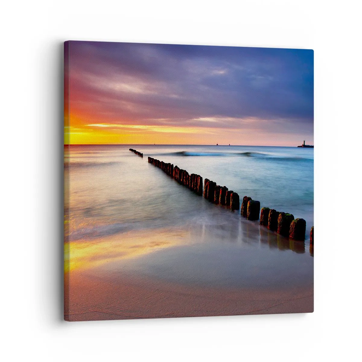 Canvas picture - Listen to the Silence - 30x30 cm