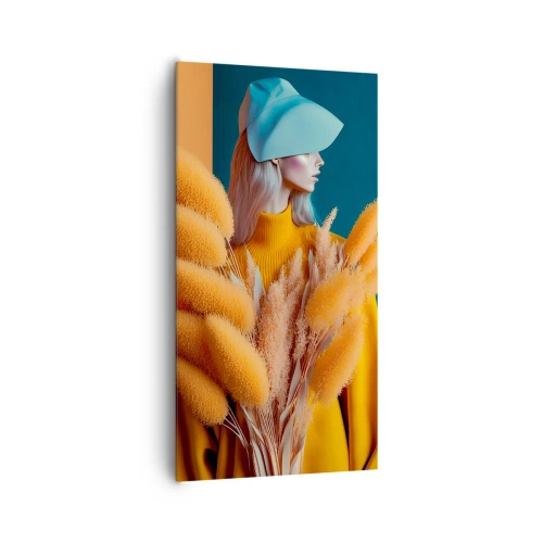 Canvas picture - Fluffy Portrait - 65x120 cm
