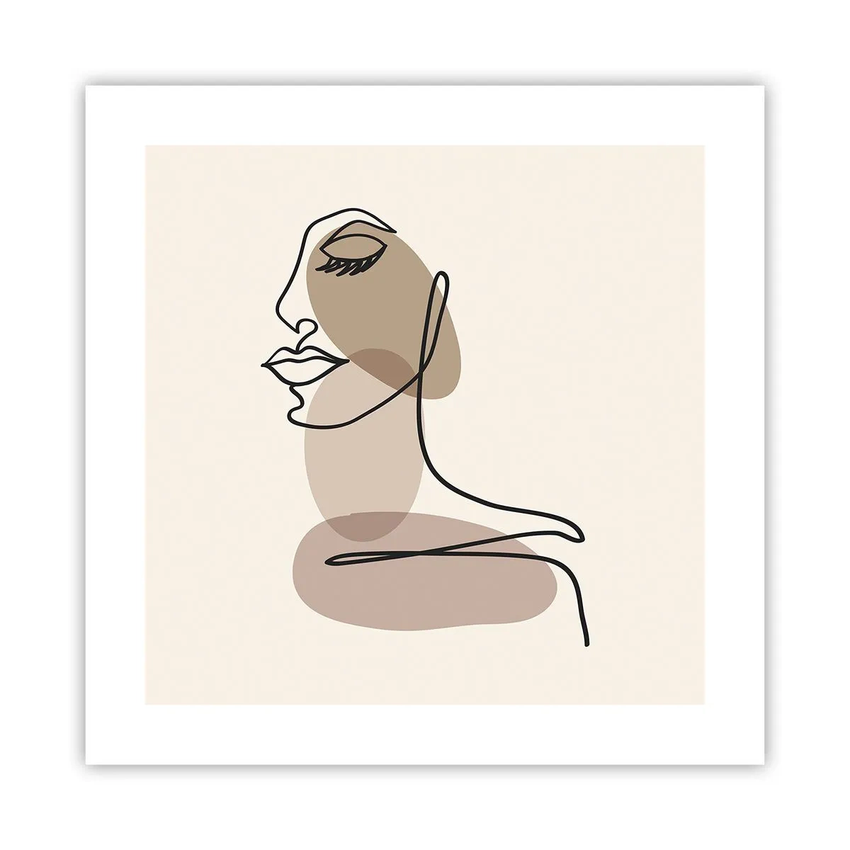 Poster - Certain Line of Beauty - 40x40 cm