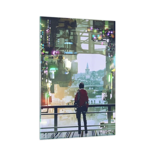 Glass picture - Two Worlds - 80x120 cm