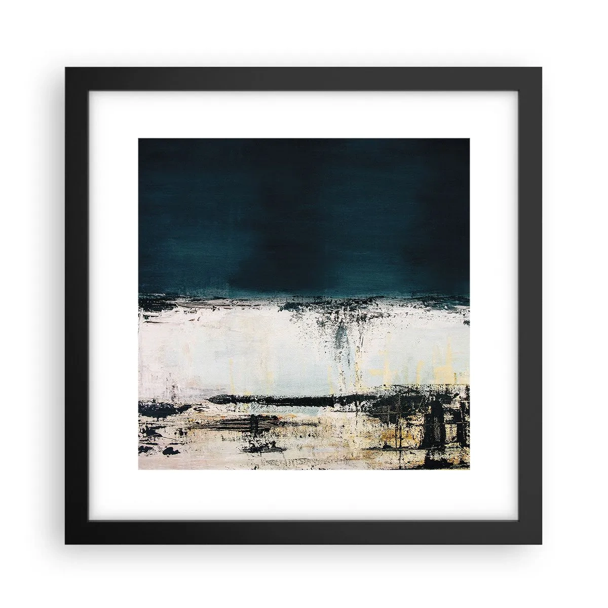 Poster in black frame - Horizontal Compostion - 30x30 cm