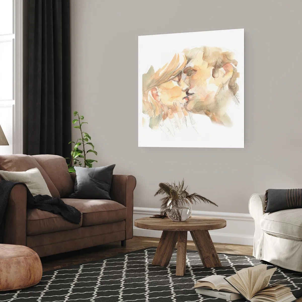 Poster - The Missing Half? - 50x50 cm