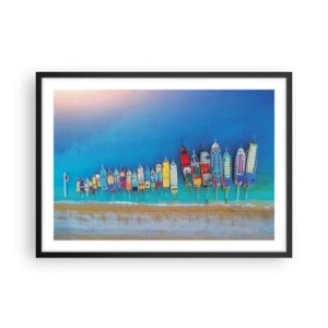 Poster in black frame - From Bird's Eye View - 70x50 cm