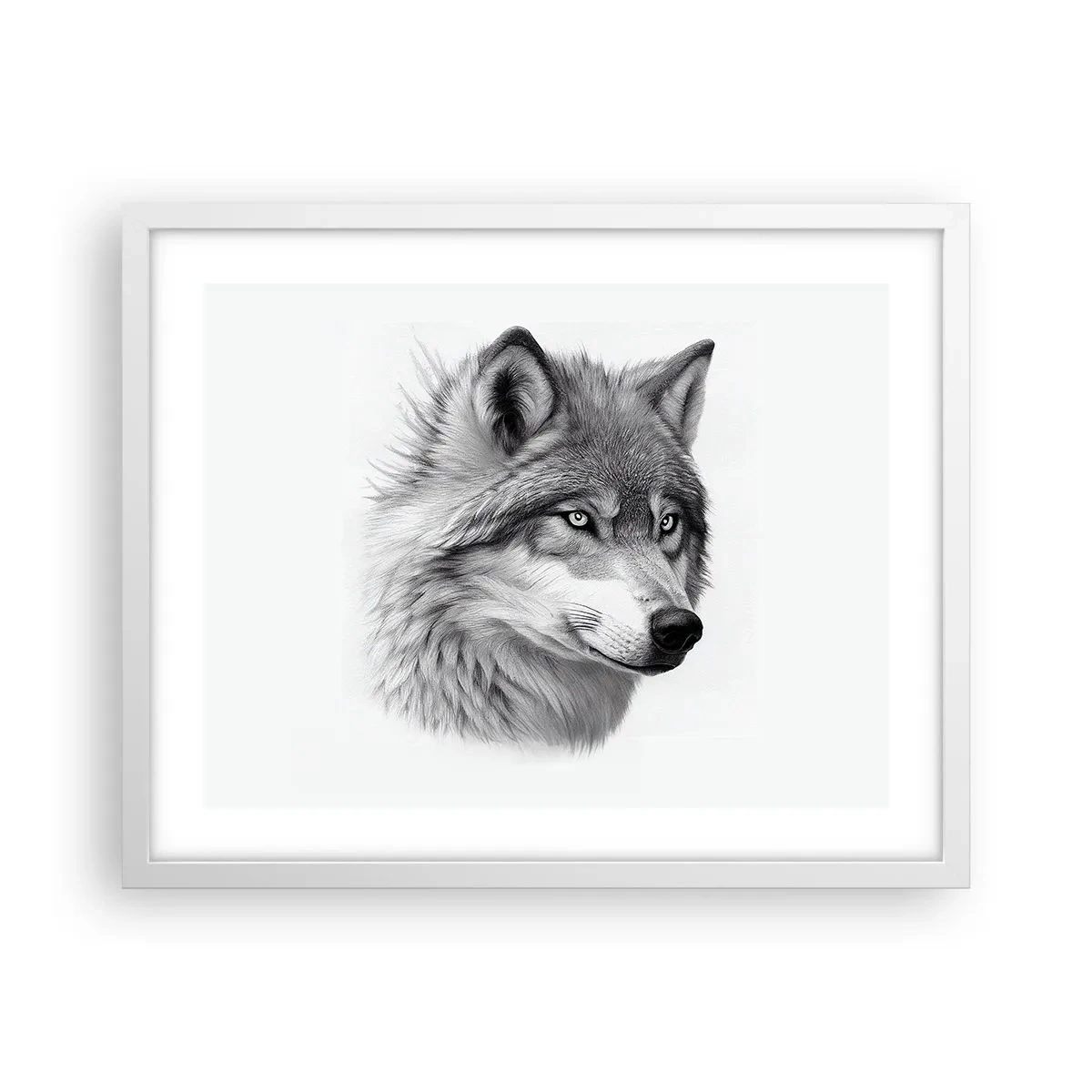 Poster in white frmae - Alpha - Without a Doubt - 50x40 cm