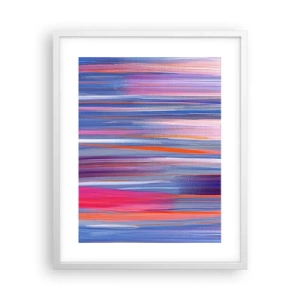 Poster in white frmae - Like a Rainbow - 40x50 cm