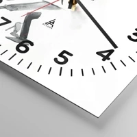 Clock face with numbers