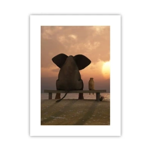 Poster - It Feels Good to Be Quiet Together - 30x40 cm