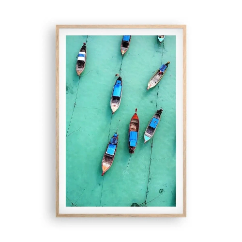 Poster in light oak frame - In Joyful Expectation - 61x91 cm