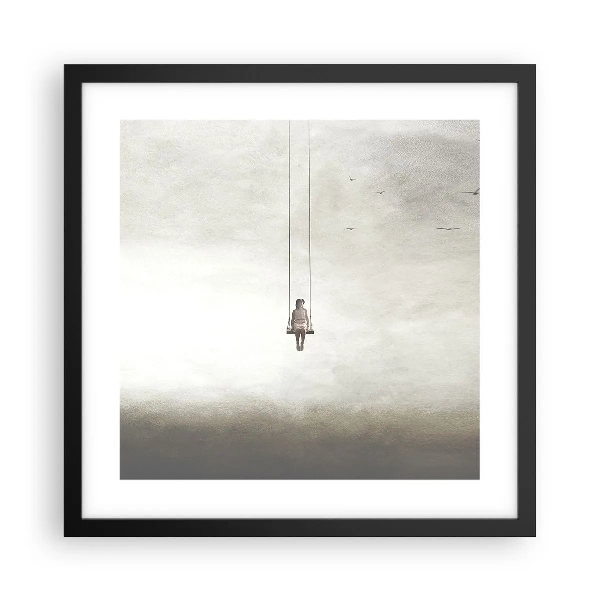 Poster in black frame - Child in Us - 40x40 cm