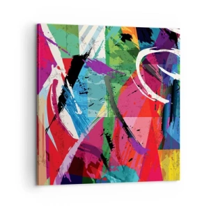 Canvas picture - Fast, Vividly and Jamming - 60x60 cm
