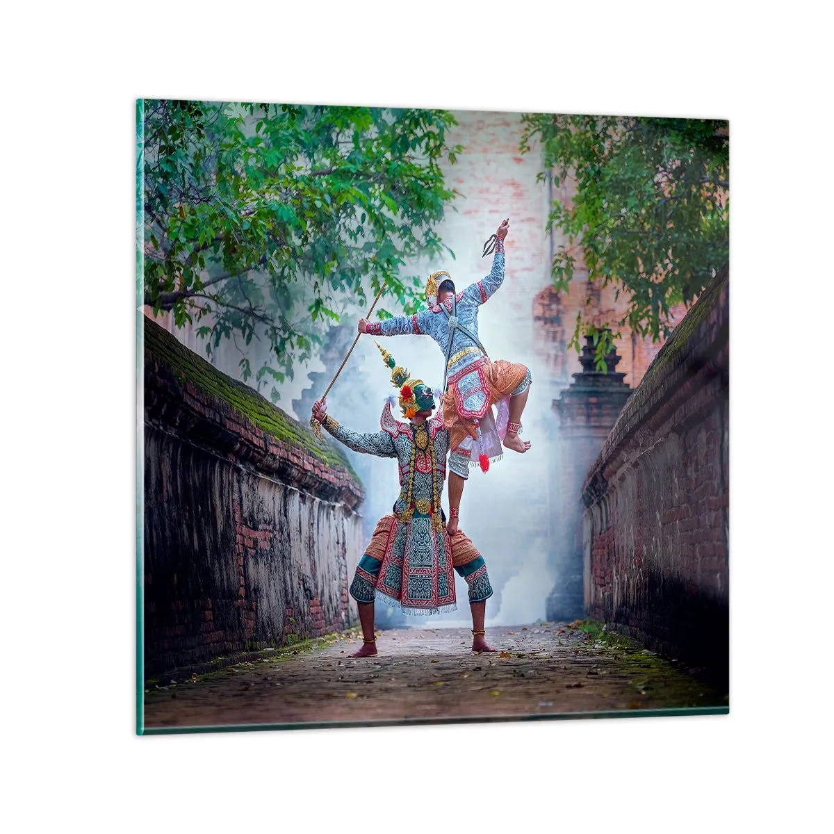 Glass picture - Lethally Beautiful Dance - 30x30 cm