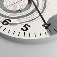 Clock face with numbers