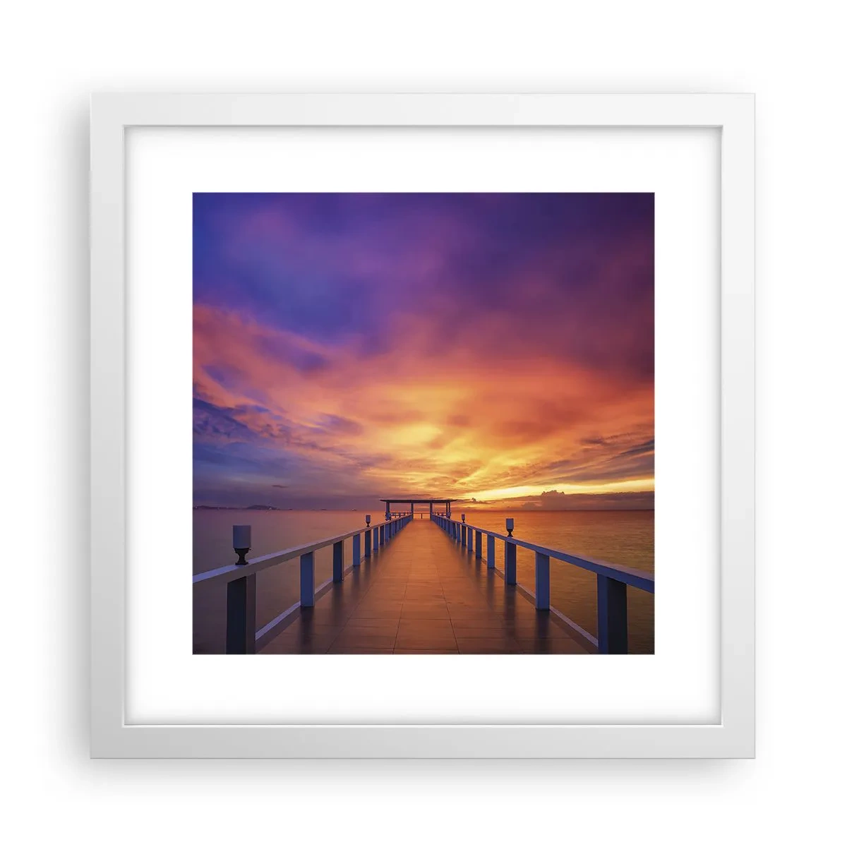 Poster in white frmae - Limitless - 30x30 cm