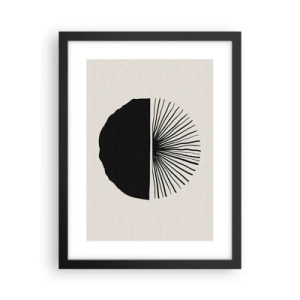 Poster in black frame - Fan of Possibilities - 30x40 cm