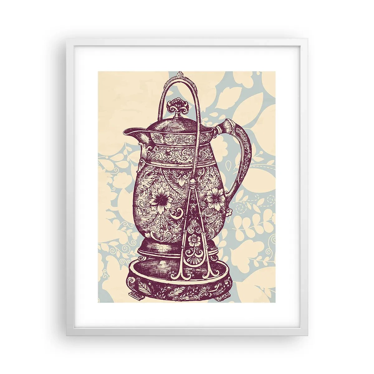 Poster in white frmae - Beauty of Ordinary Life - 40x50 cm