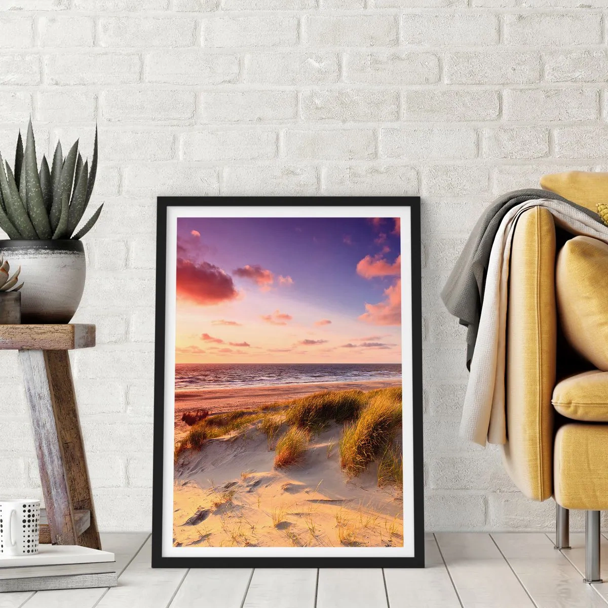 Poster in black frame - Air Smells of Summer - 30x40 cm