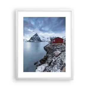 Poster in white frmae - Scandinavian Retreat - 40x50 cm