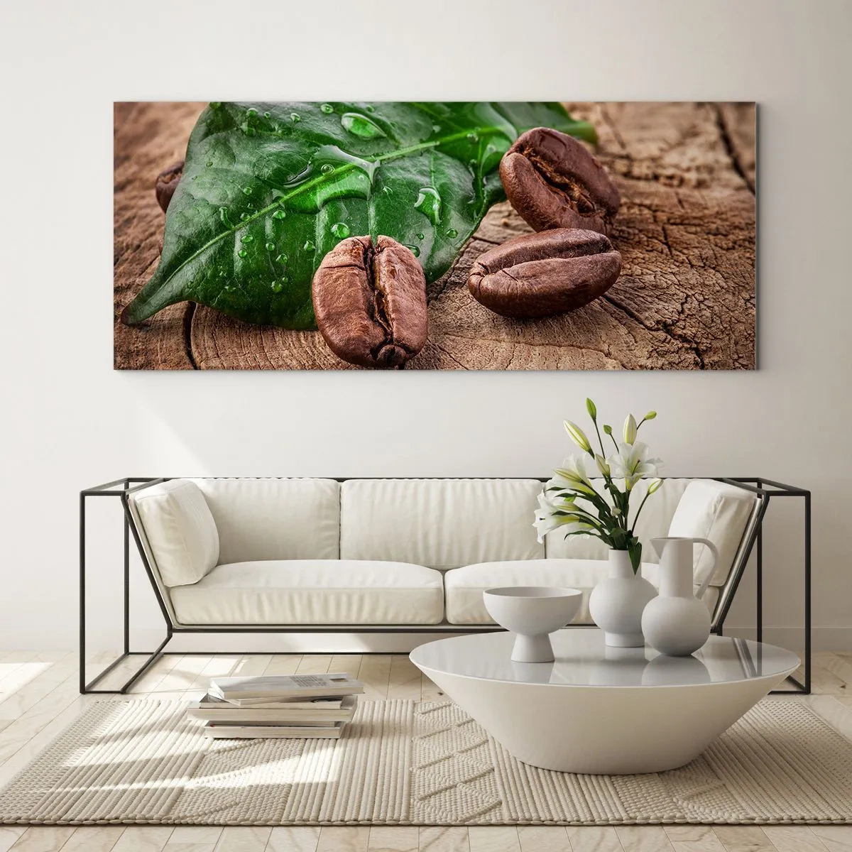 Glass picture - Really Black - 160x50 cm