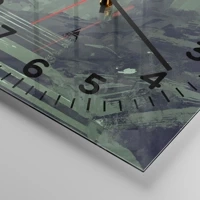 Clock face with numbers