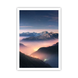 Poster - Light in the Valleys - 70x100 cm