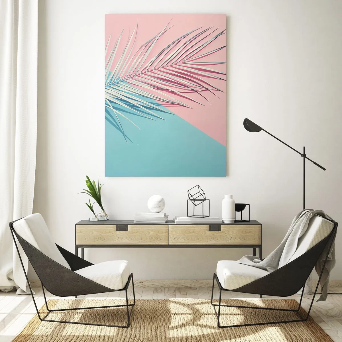 Glass picture - Tropical impression - 80x120 cm