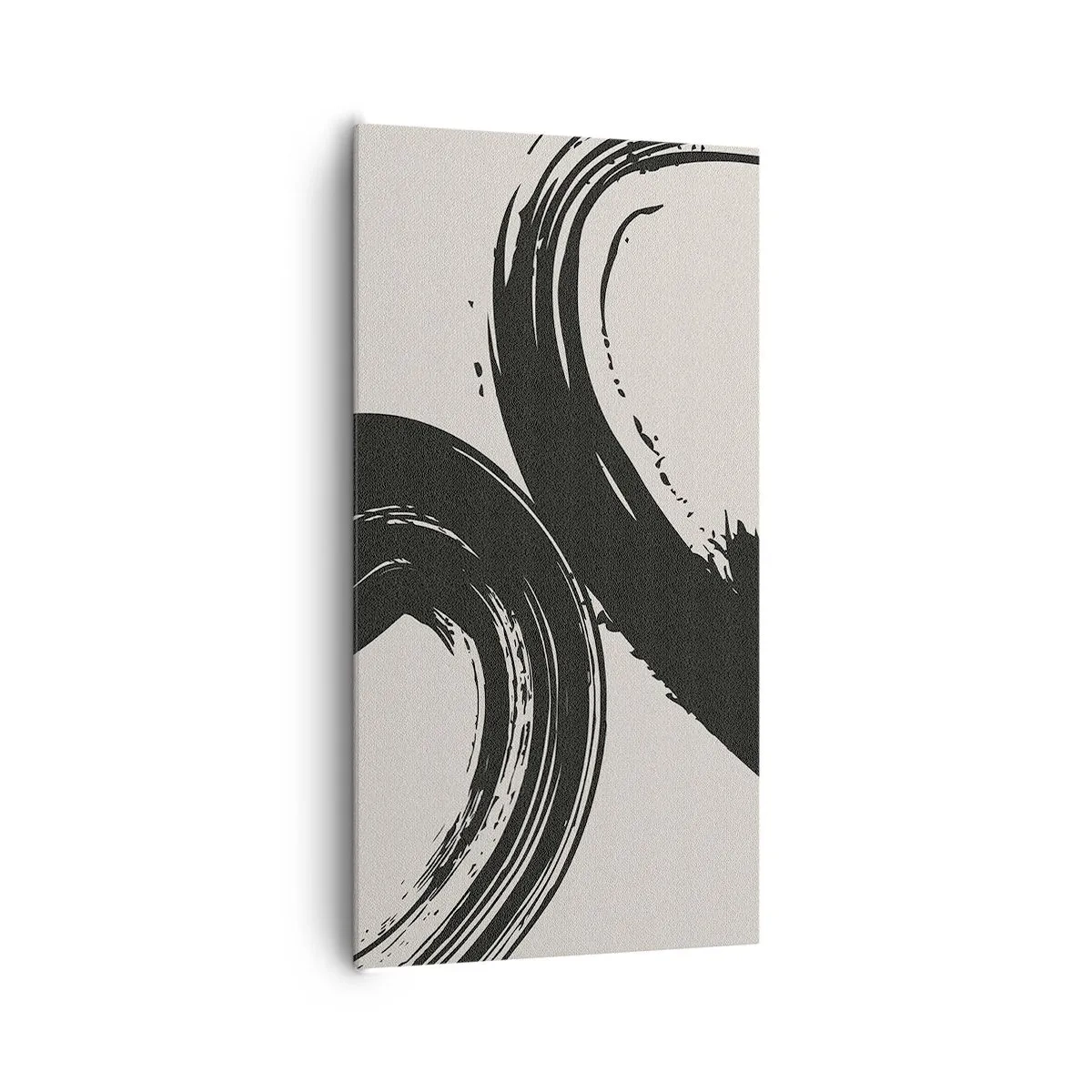 Canvas picture - With Big Circural Strokes - 65x120 cm