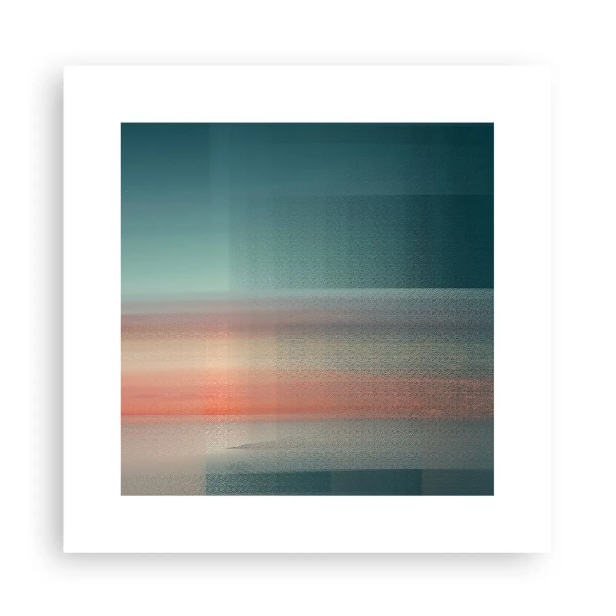 Poster - Abstract: Light Waves - 30x30 cm