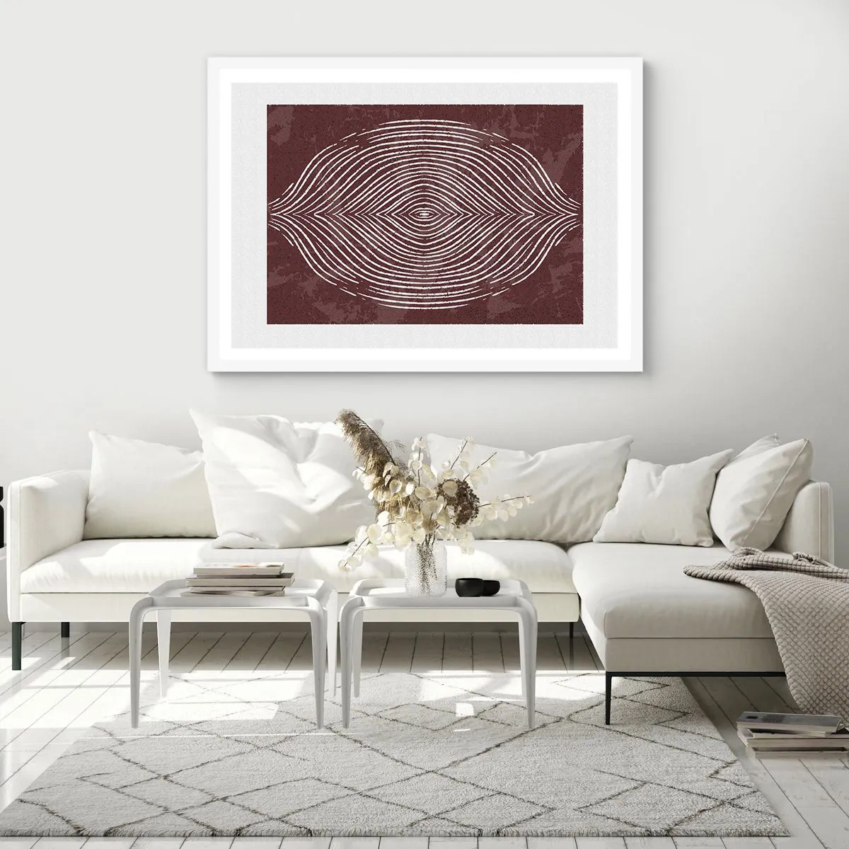 Poster in white frmae - Space Talks - 91x61 cm