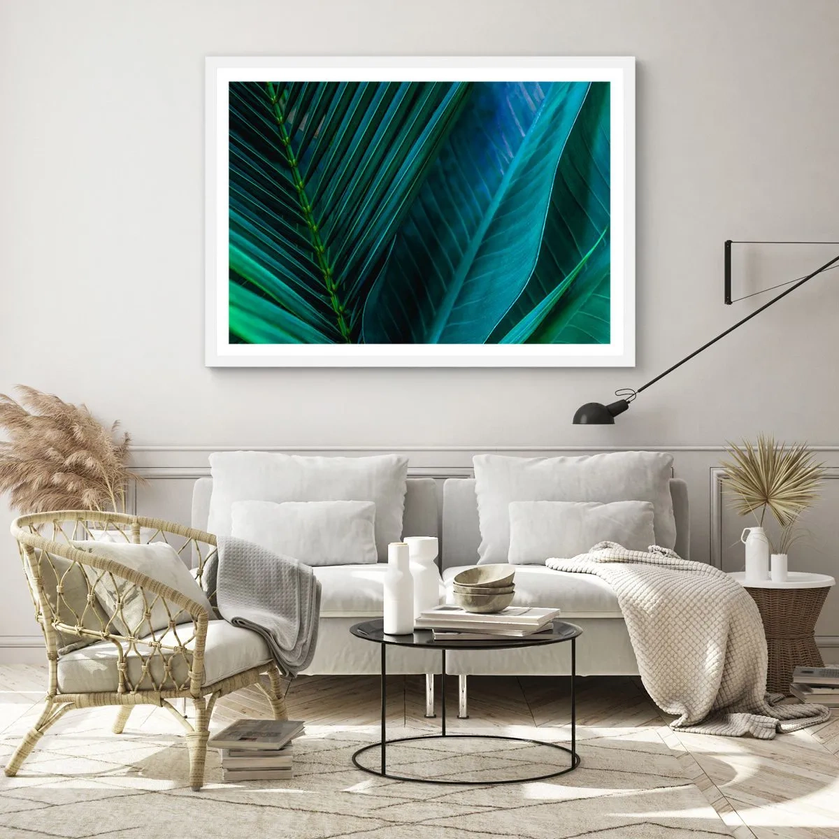Poster in white frmae - Anatomy of Green - 40x30 cm