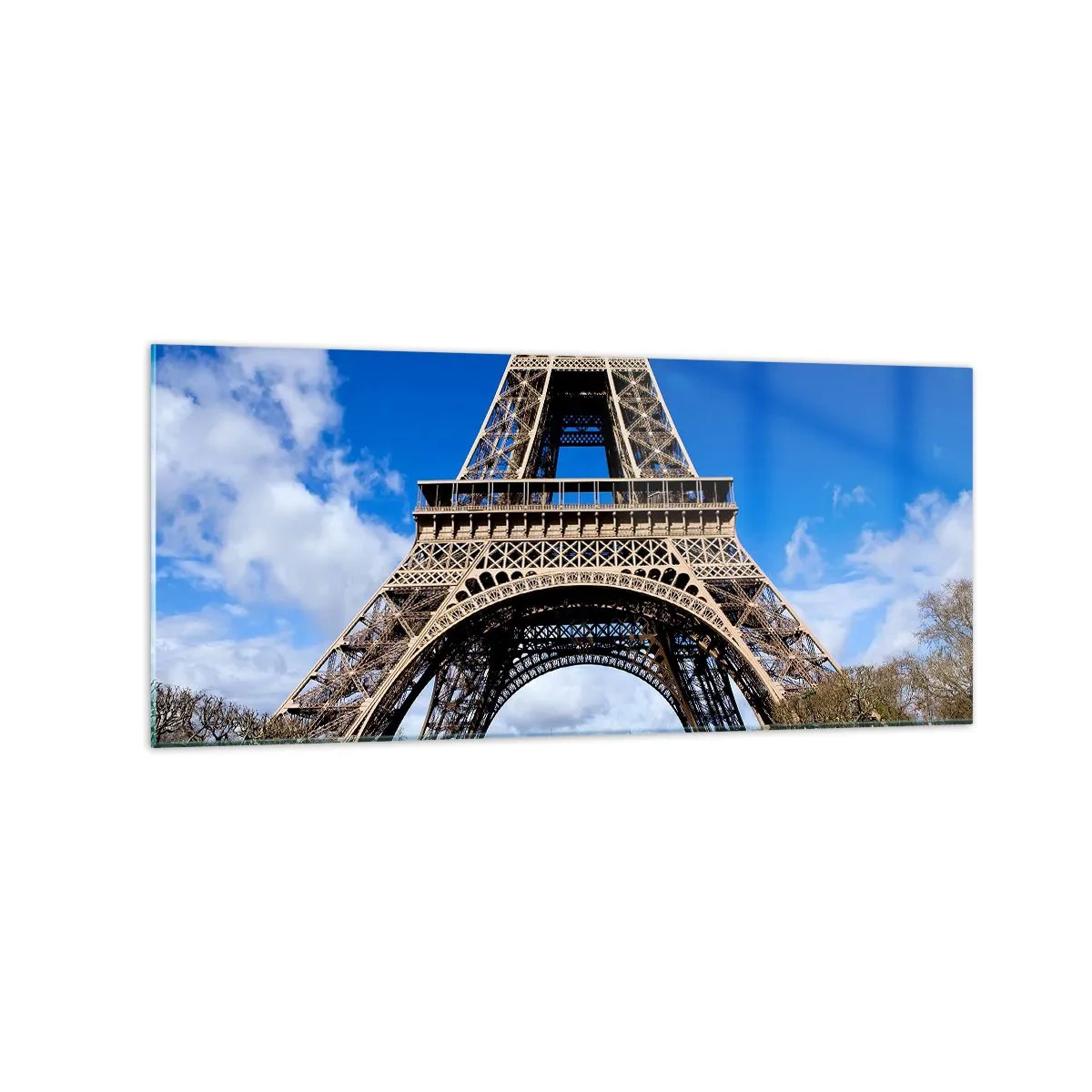 Glass picture - Whole Paris at Her Feet - 120x50 cm