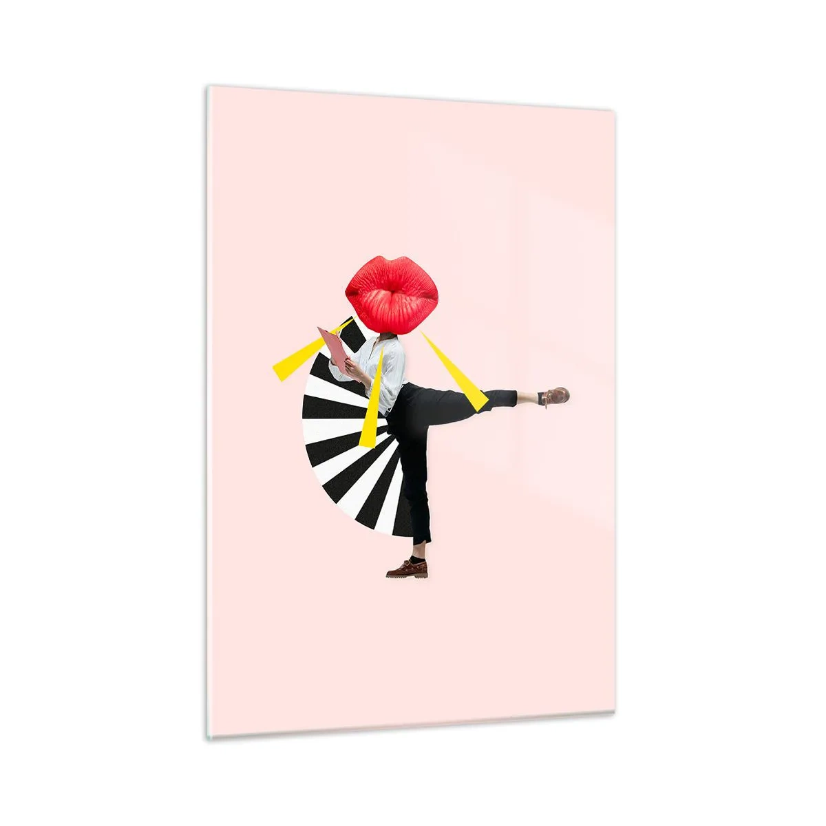 Glass picture - Surrealistic Pop-Art. - 50x70 cm