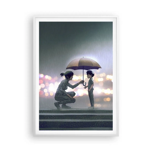 Poster in white frmae - And Everything Is All Right - 70x100 cm